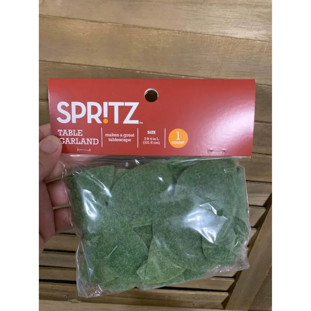 4 Packs Green Table Garland Decor 3’ 4”